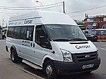 Бесплатный автобус Genser в пункт аренды автомобилей АрендаАвто-срп на Новорязанском шоссе